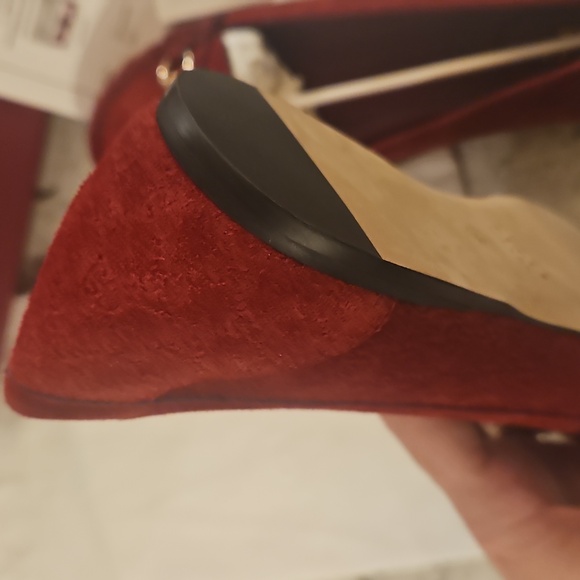 Gucci Horsebit GG Red/Maroon Suede Women's Loafers - NIB with COA - Picture 8 of 14